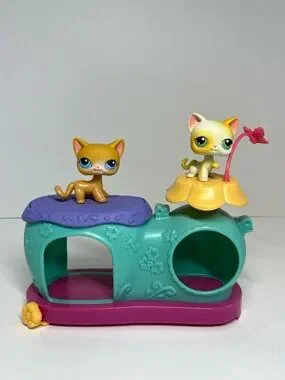 Toys | Vintage Littlest Pet Shop Lps 71 Shorthair Cat 73 Curious ...